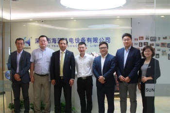 熱烈歡迎三菱電機自動化蒞臨海藍機電參觀指導工作！